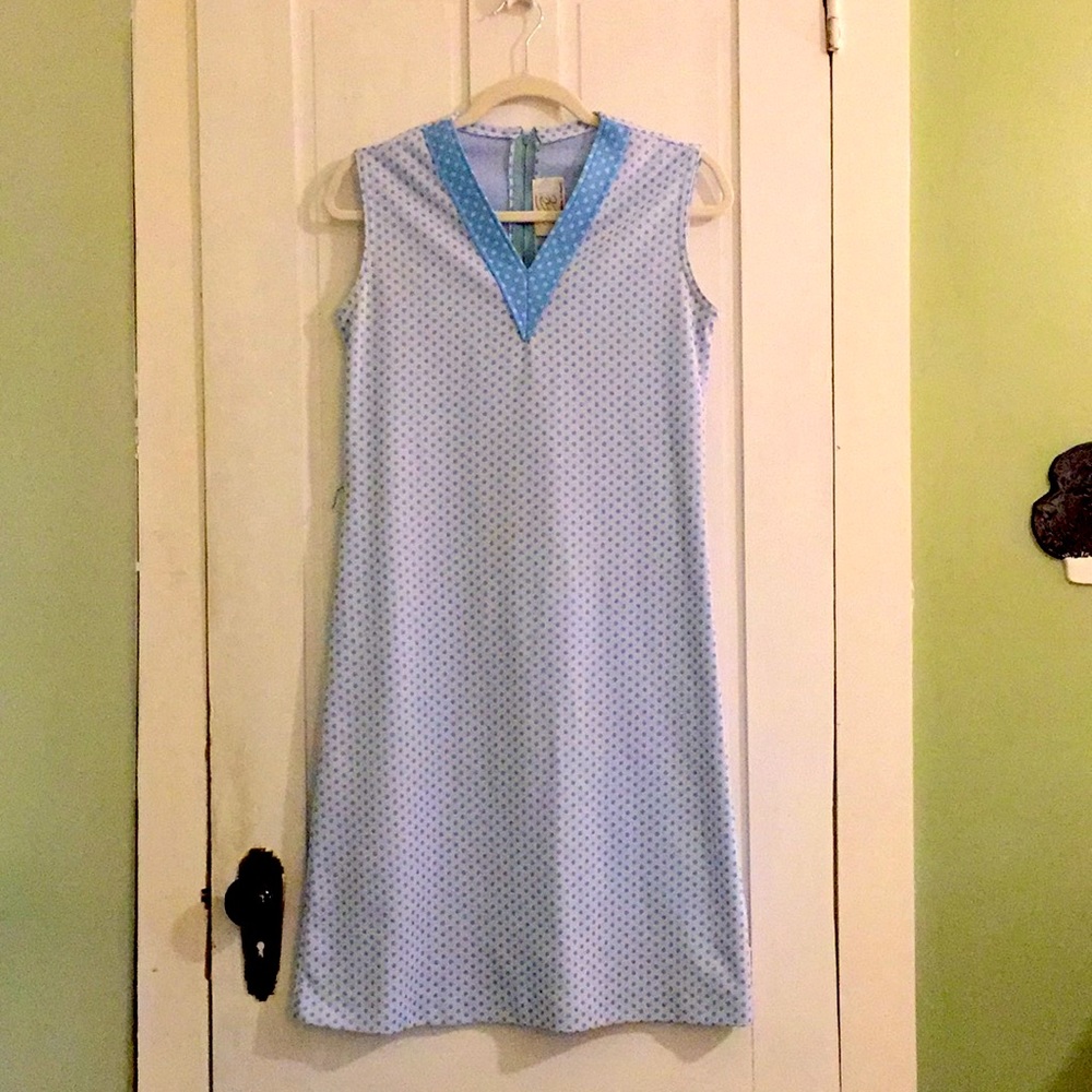 Vintage 60s mod polka dot dress
